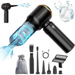 HRYCF Handheld Vacuum, Car/Home,4-in-1 20000PA High Power